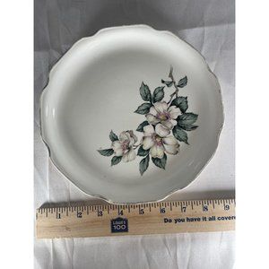 Vintage 1940s Saban Dogwood Floral Ceramic Porcelain Small Plate RARE Read